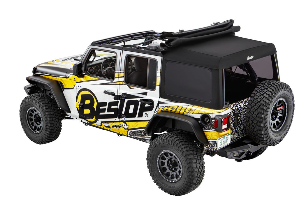 BesTop Supertop Ultra Squareback Soft Top For 2018-24 Jeep Wrangler JL - 5472517