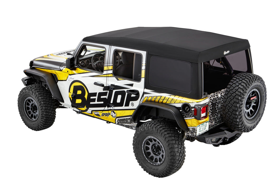 BesTop Supertop Ultra Squareback Soft Top For 2018-24 Jeep Wrangler JL - 5472517