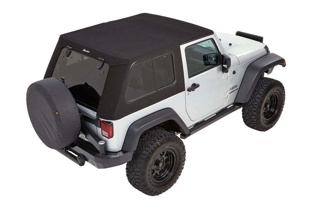 BesTop Trektop Pro Hybrid Slantback Soft Top For 2007-18 Jeep Wrangler JK