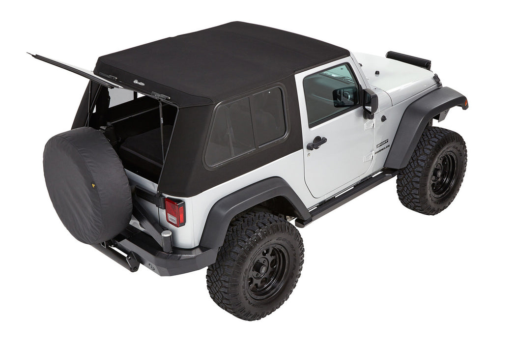 BesTop Trektop Pro Hybrid Slantback Soft Top For 2007-18 Jeep Wrangler JK