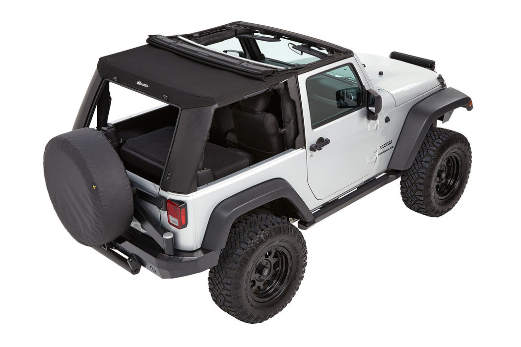 BesTop Trektop Pro Hybrid Slantback Soft Top For 2007-18 Jeep Wrangler JK