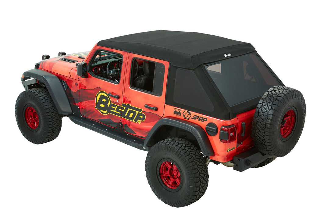 BesTop Trektop Ultra Slantback Soft Top For 2018-2024 Jeep Wrangler JL - 5492517