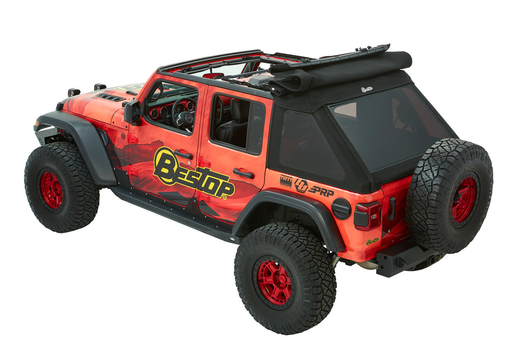 BesTop Trektop Ultra Slantback Soft Top For 2018-2024 Jeep Wrangler JL - 5492517