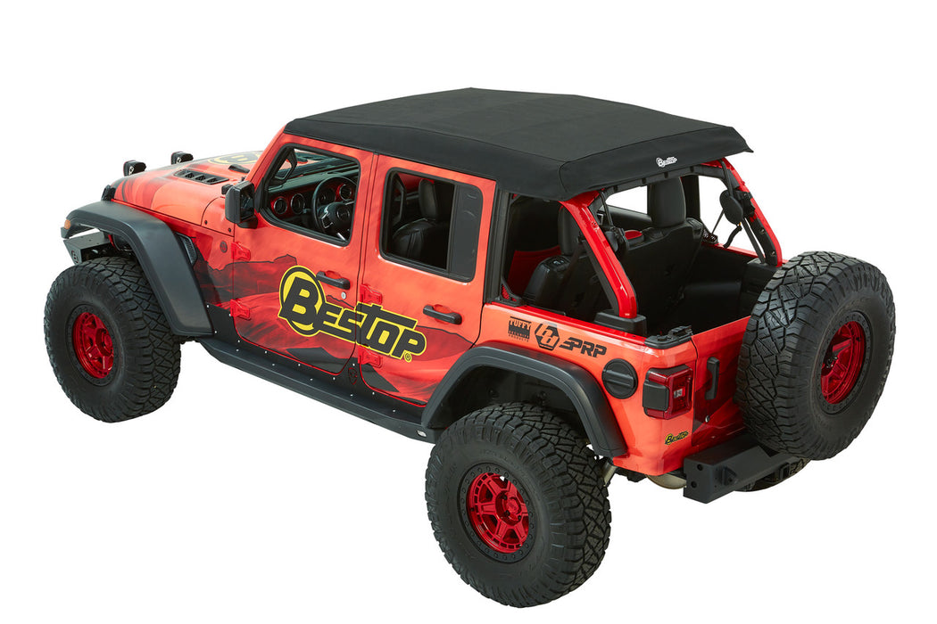 BesTop Trektop Ultra Slantback Soft Top For 2018-2024 Jeep Wrangler JL - 5492517