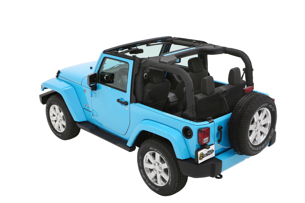 BesTop Jeep Trektop Slantback Soft Top For 2007-18 Jeep Wrangler JK