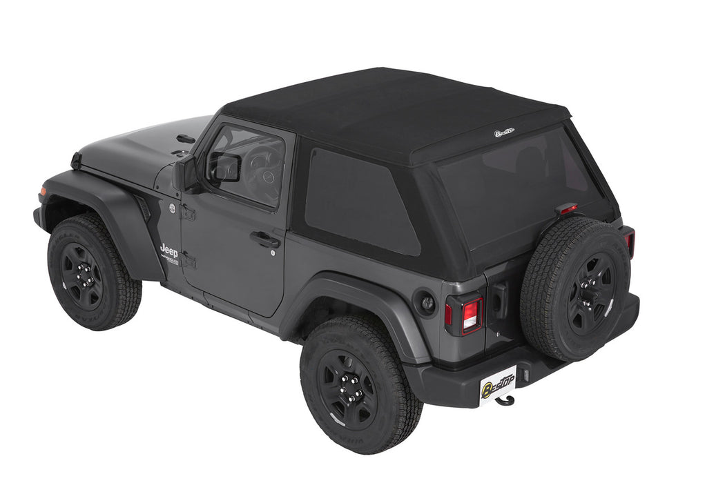 BesTop Trektop Slantback Soft Top For 2018-24 Jeep Wrangler JL