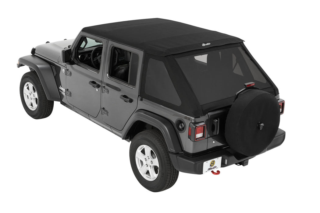 BesTop Trektop Slantback Soft Top For 2018-24 Jeep Wrangler JL