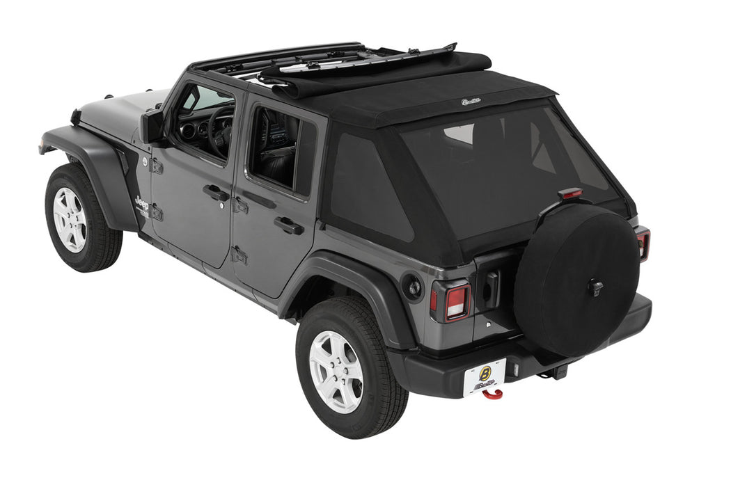 BesTop Trektop Slantback Soft Top For 2018-24 Jeep Wrangler JL