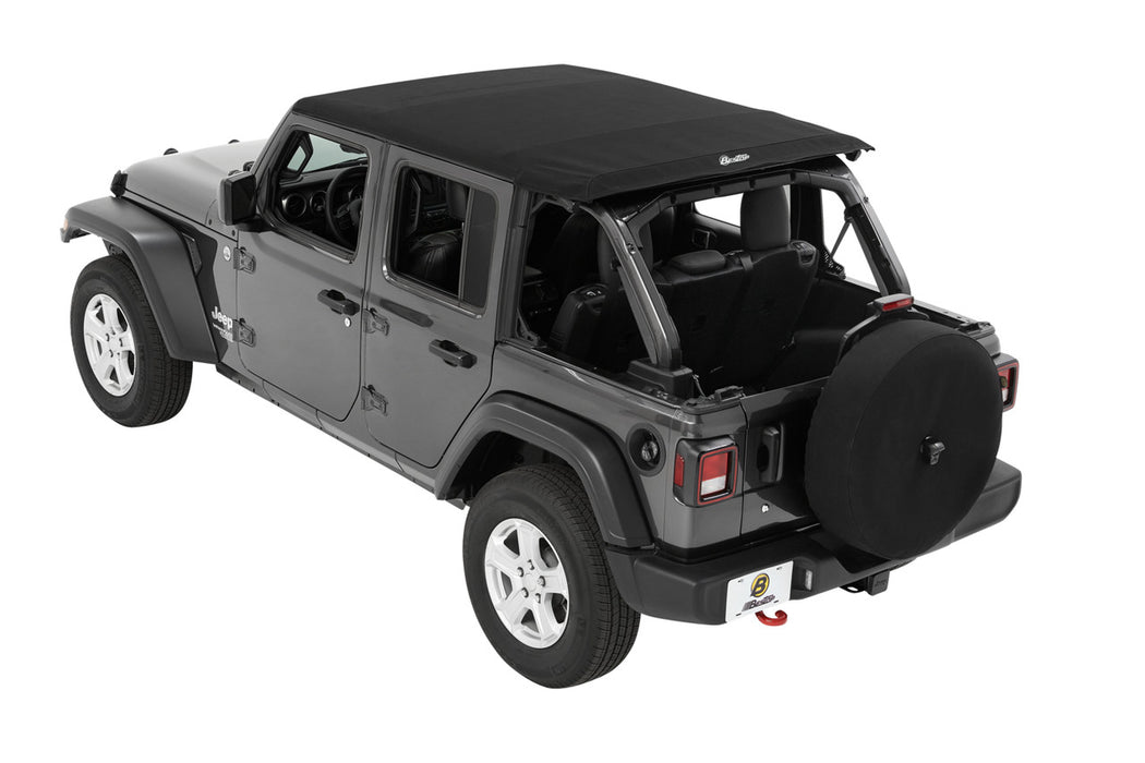 BesTop Trektop Slantback Soft Top For 2018-24 Jeep Wrangler JL