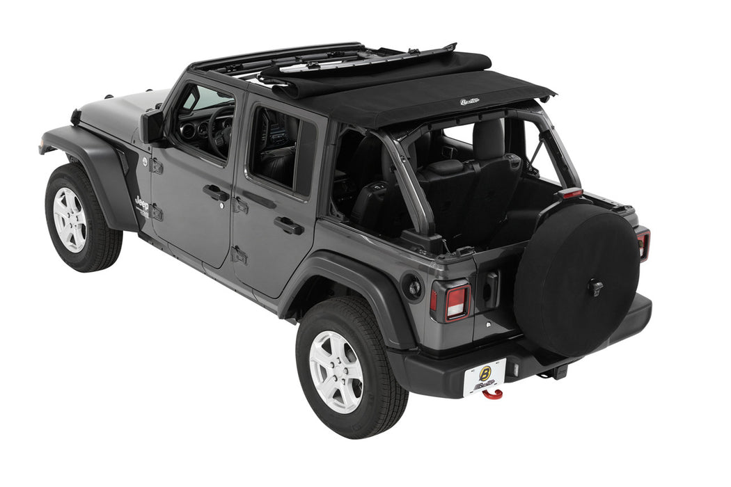 BesTop Trektop Slantback Soft Top For 2018-24 Jeep Wrangler JL