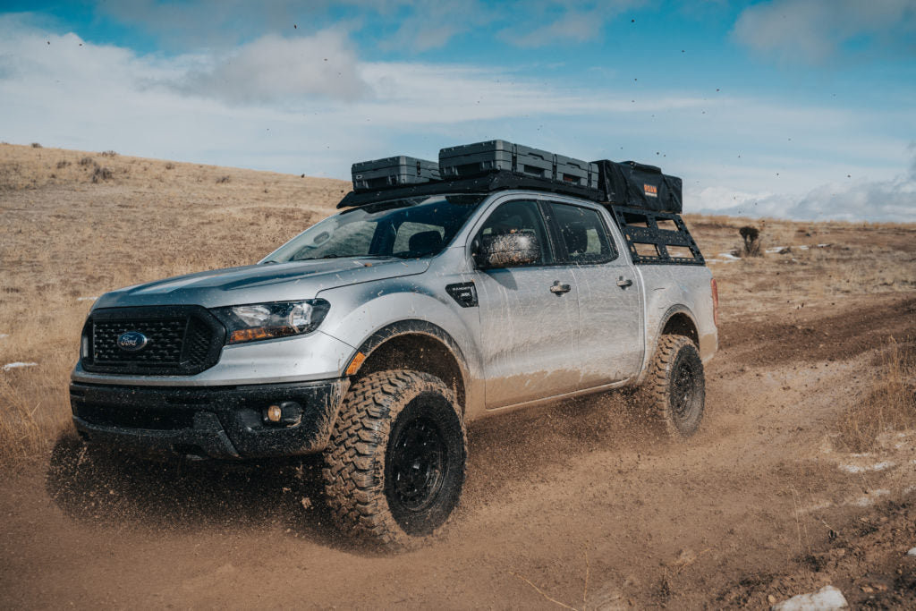 CBI Off Road Ford Ranger Cab Height Bed Rack | 2019-2021