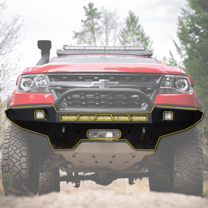 CBI Off Road Chevy Colorado ZR2 Classic Front Bumper | 2015-2021