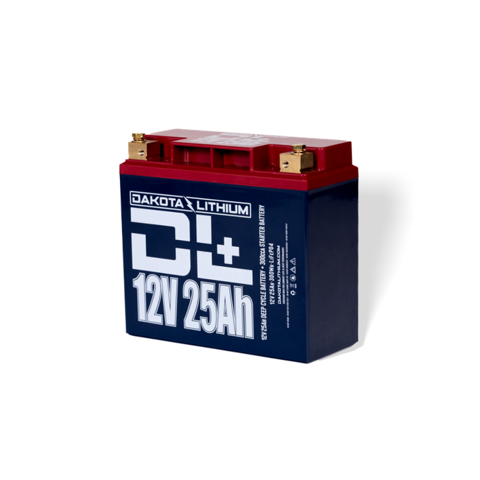 Dakota Lithium DL+ 12v 25Ah 300cca Battery