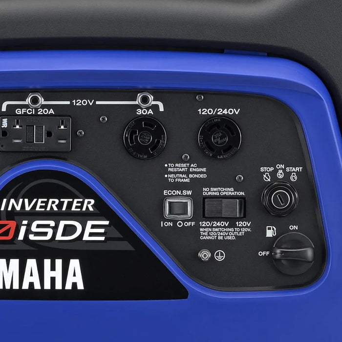 Yamaha EF6300iSDE 6300 WATT Gas Inverter Generator, Electric Start