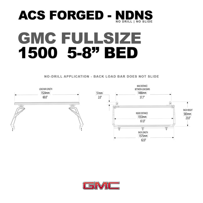 Leitner GMC ACS Forged No Drill Bed Rack