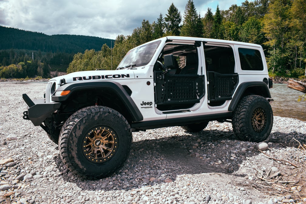 Body Armor 4x4 2018-2024 Jeep Wrangler Jl & Gladiator Jt Traildoors Front, Pair