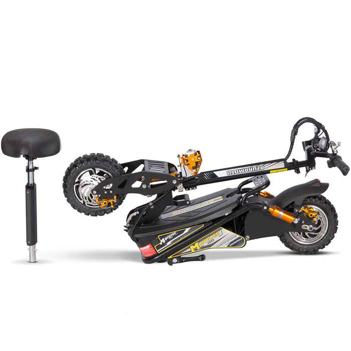 MotoTec Ares 48v 1600w Electric Scooter Black