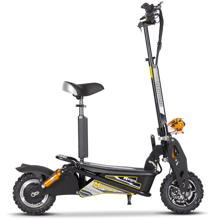 MotoTec Ares 48v 1600w Electric Scooter Black