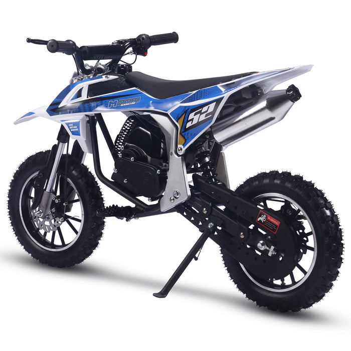 MotoTec Warrior 52cc 2-Stroke Kids Gas Dirt Bike