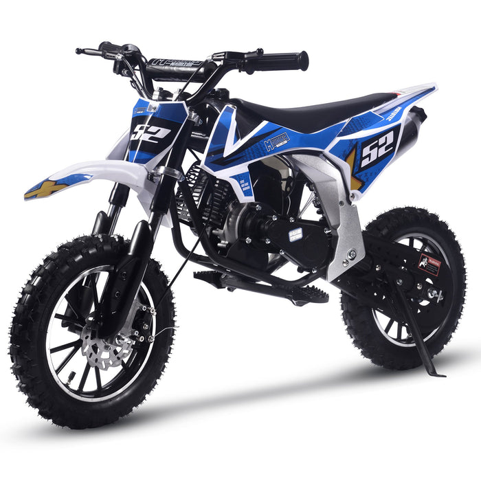 MotoTec Warrior 52cc 2-Stroke Kids Gas Dirt Bike