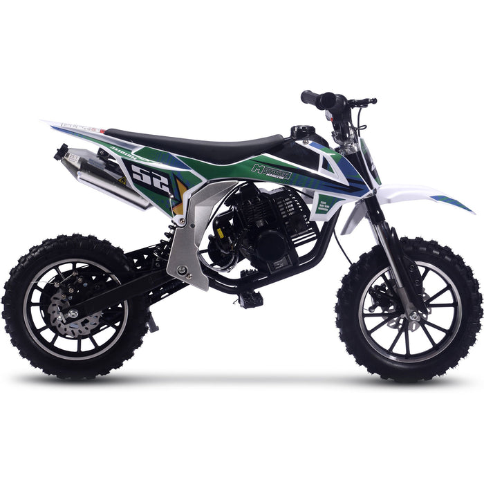 MotoTec Warrior 52cc 2-Stroke Kids Gas Dirt Bike