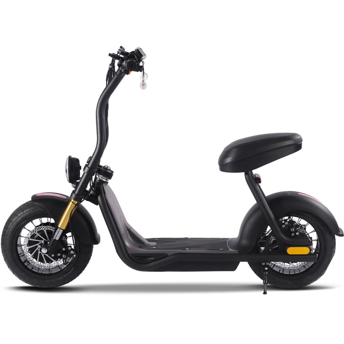 MotoTec Diablo 48v 1000w Lithium Electric Scooter Black