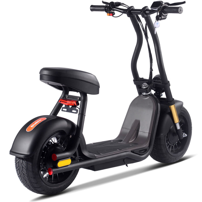 MotoTec Diablo 48v 1000w Lithium Electric Scooter Black