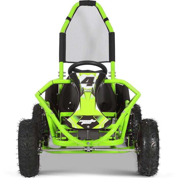 MotoTec Mud Monster Kids Gas Powered 98cc Go Kart Full Suspension