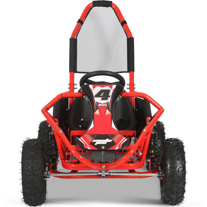 MotoTec Mud Monster Kids Gas Powered 98cc Go Kart Full Suspension