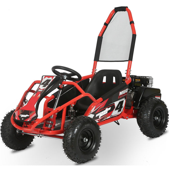 MotoTec Mud Monster Kids Gas Powered 98cc Go Kart Full Suspension