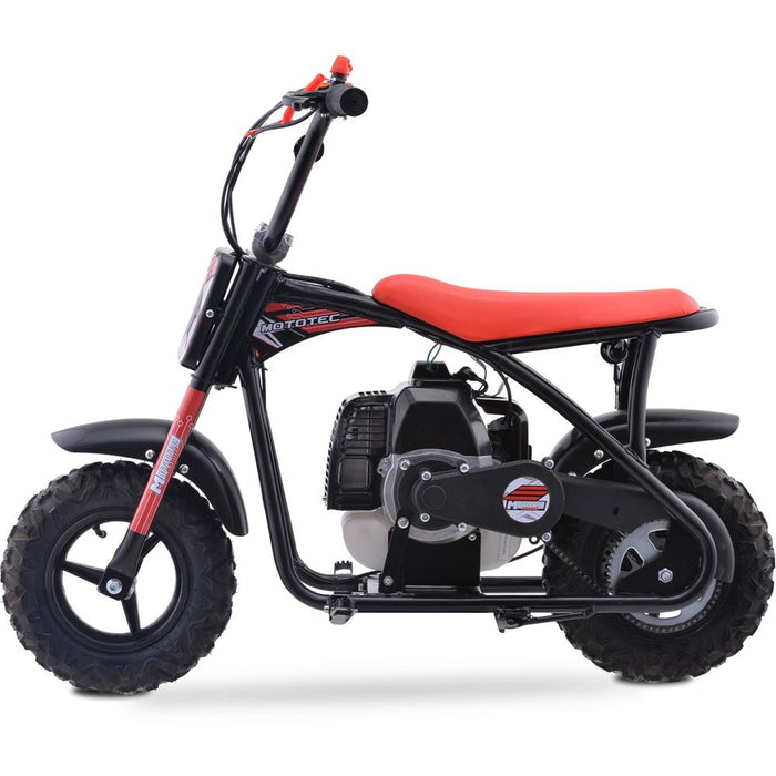 MotoTec Bandit 52cc 2-Stroke Kids Gas Mini Bike