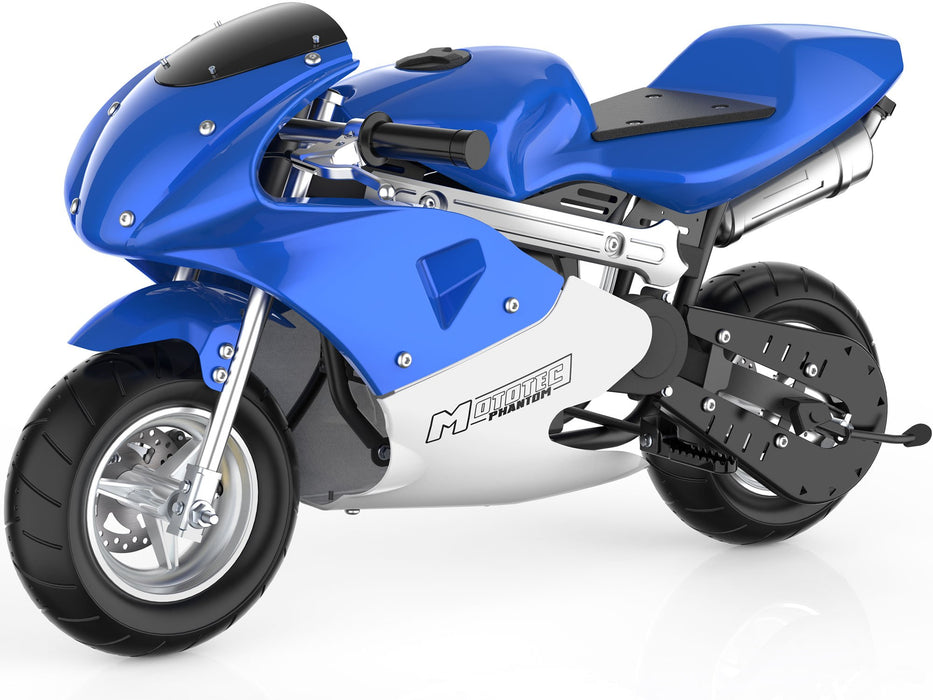 MotoTec Phantom Gas Pocket Bike 49cc 2-Stroke