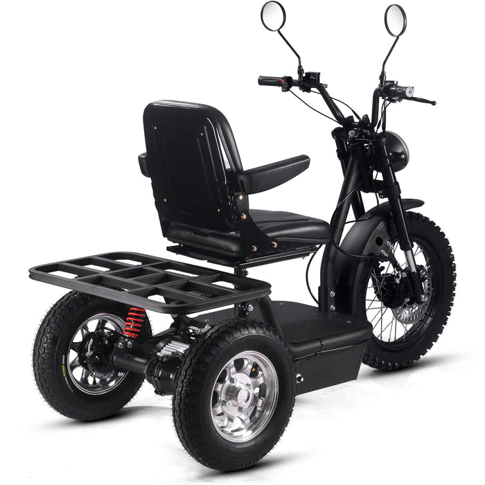 MotoTec Electric Trike 60v 1800w Black