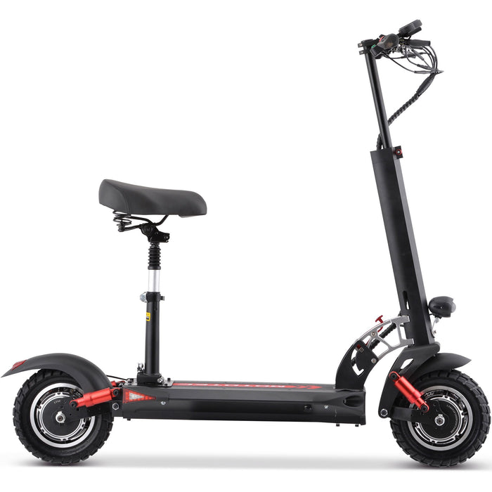 MotoTec Thor 60v 2400w Lithium Electric Scooter Black