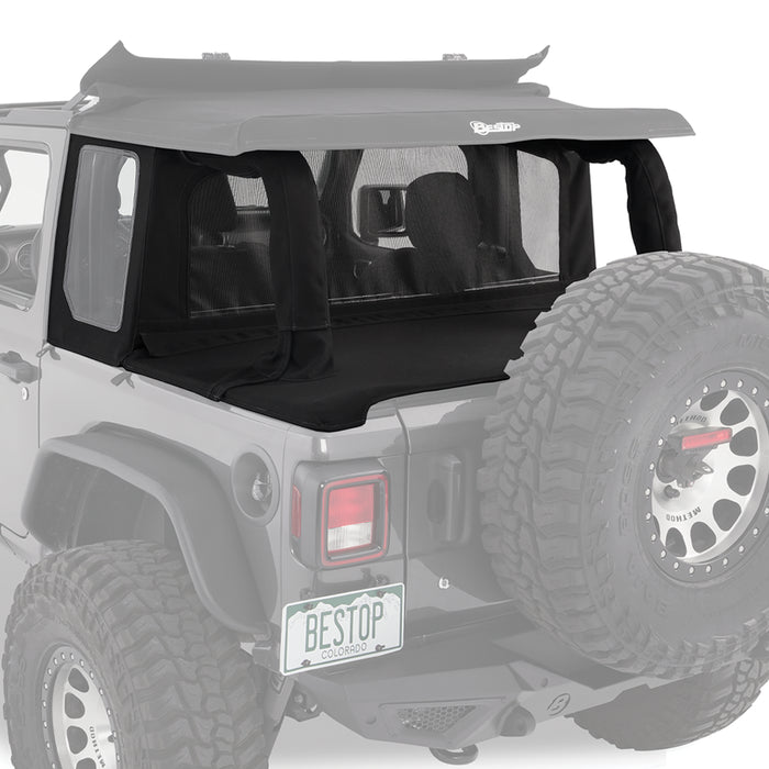 BesTop Halftop Soft Top Conversion Kit For 2018-23 Jeep Wrangler JL