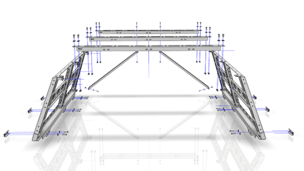 CBI Off Road Ford F-150 Cab Height Bed Rack | 6.5' Bed | 2004-2022