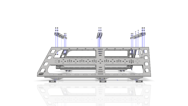 CBI Off Road Ford F150 Cab Height Bed Rack (5'6" bed length) 2004-2022