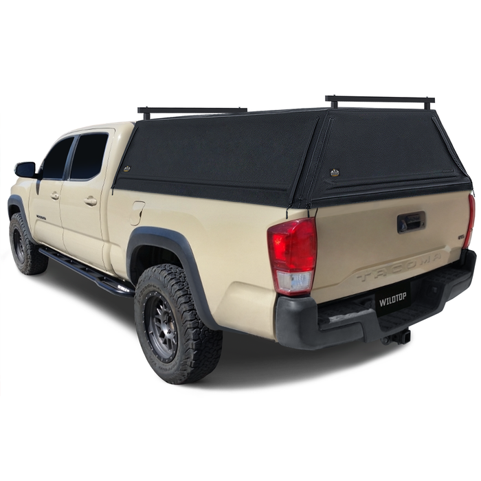 WildTop Soft Truck Cap for 2015-2023 3rd Gen Toyota Tacoma 6ft Bed (73.7 in)