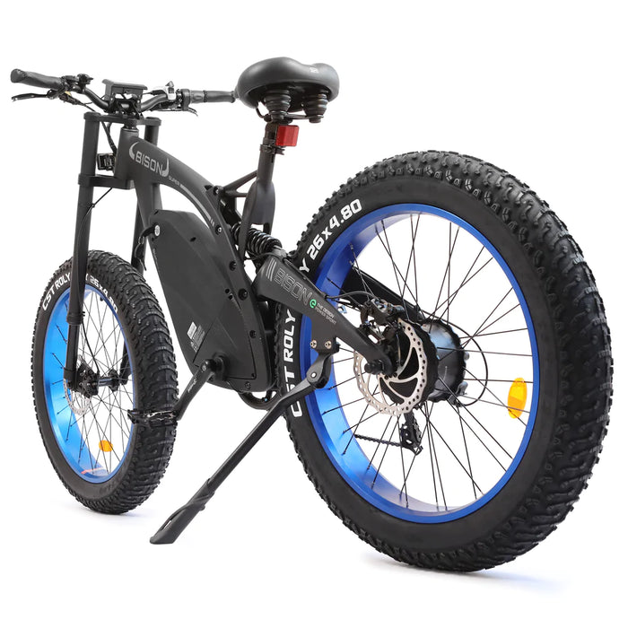 ECOTRIC BIKES 48v 17.6AH 1000W Big Fat Tire Ebike Bison-Matte Black