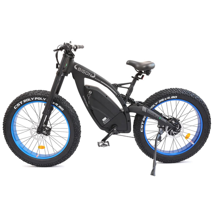 ECOTRIC BIKES 48v 17.6AH 1000W Big Fat Tire Ebike Bison-Matte Black