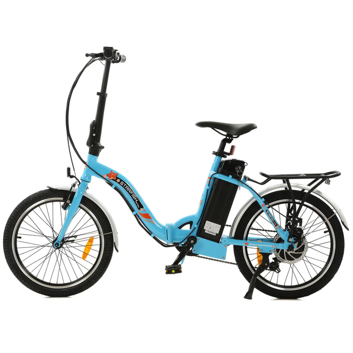 ECOTRIC BIKES UL Certified Starfish 20" Portable and Folding Electric Bike