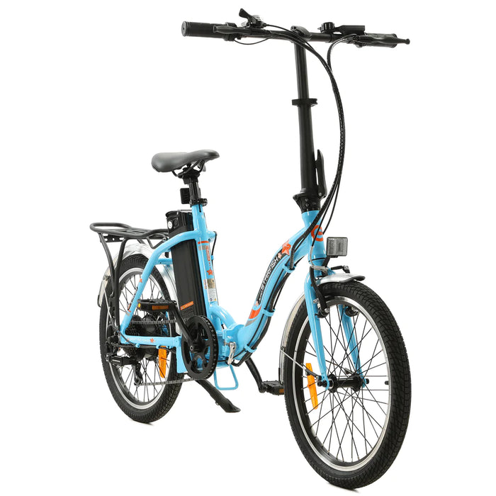 ECOTRIC BIKES UL Certified Starfish 20" Portable and Folding Electric Bike