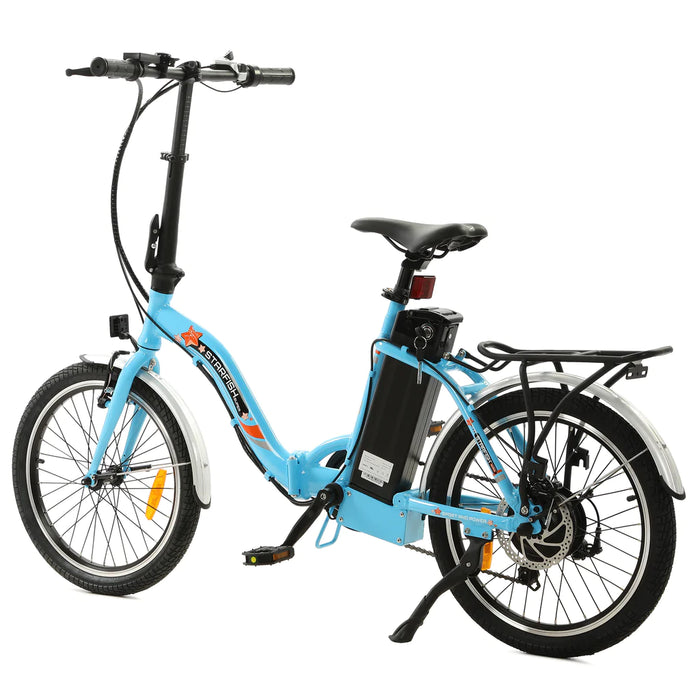 ECOTRIC BIKES UL Certified Starfish 20" Portable and Folding Electric Bike