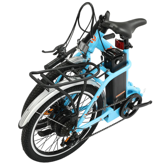 ECOTRIC BIKES UL Certified Starfish 20" Portable and Folding Electric Bike