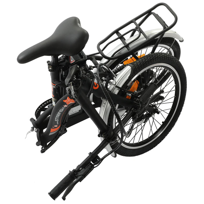 ECOTRIC BIKES UL Certified Starfish 20" Portable and Folding Electric Bike