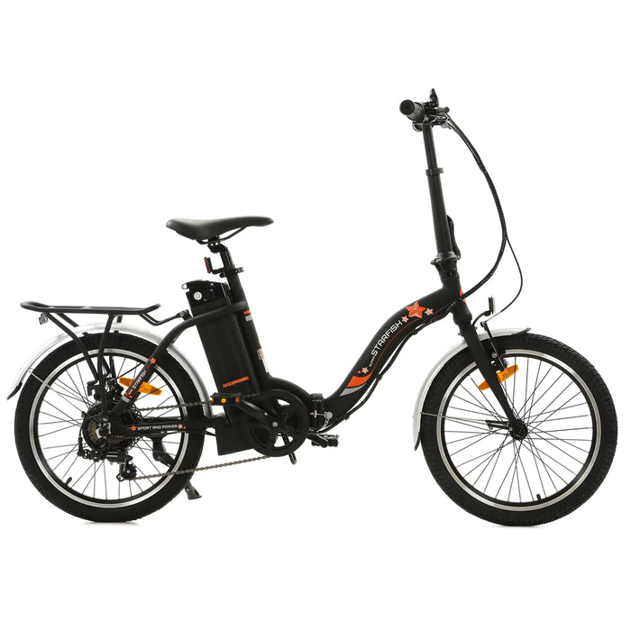 ECOTRIC BIKES UL Certified Starfish 20" Portable and Folding Electric Bike