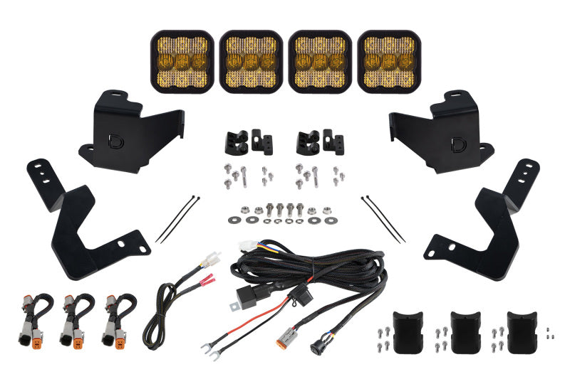 Diode Dynamics SS5 Grille CrossLink Lightbar Kit For 2022-2024 Toyota Tundra