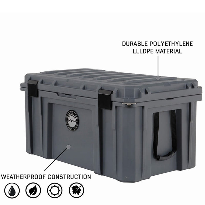 Overland Vehicle Systems Dry Cargo Box With Drain and Bottle Opener