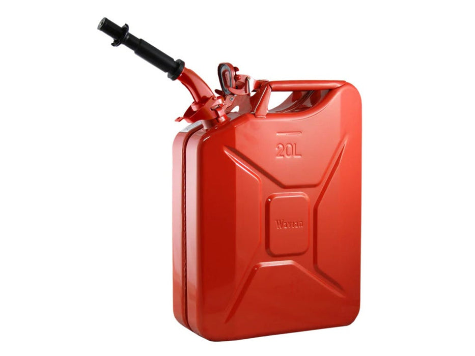 Wavian 20l Red Fuel Jerry Can w/ Spout